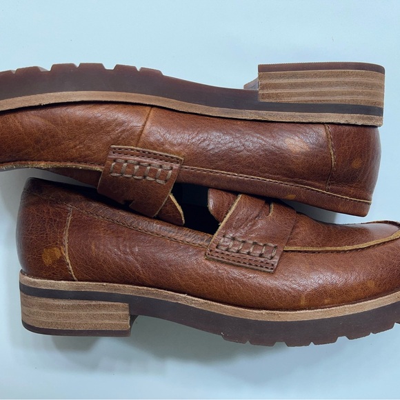 Kork Ease Carlisle Penny Loafer Womens Size 7 M Brown Leather Comfort Shoes - Picture 9 of 12